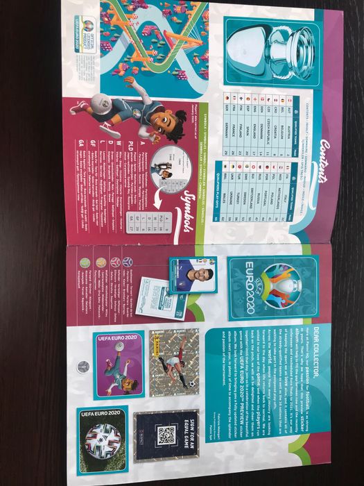 Caderneta Panini Euro 2020 Preview