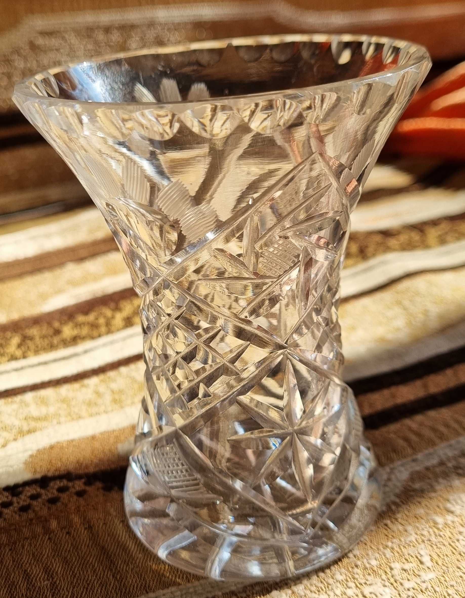 Mały kryształ wazon 10cm.