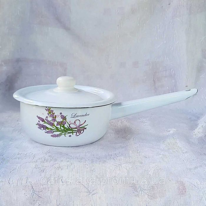 Ківш емальований Idilia (1,5 л), різні малюнки, НОВІ!