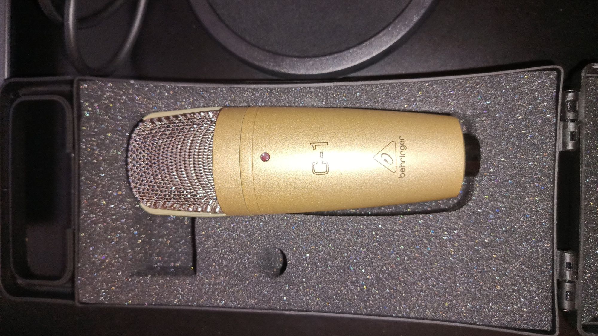 Mikrofon Behringer C1 + xlr i pop filter