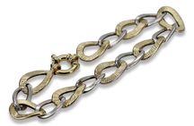 Złota bransoletka 14k 585 włoska Fantazy Pancerka cfb025yw 20cm 14k