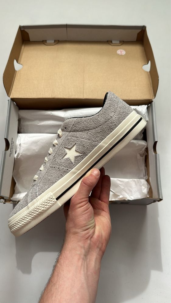 Оригинал! Кеды Converse One Star Pro Ash Grey A08128C кроссовки