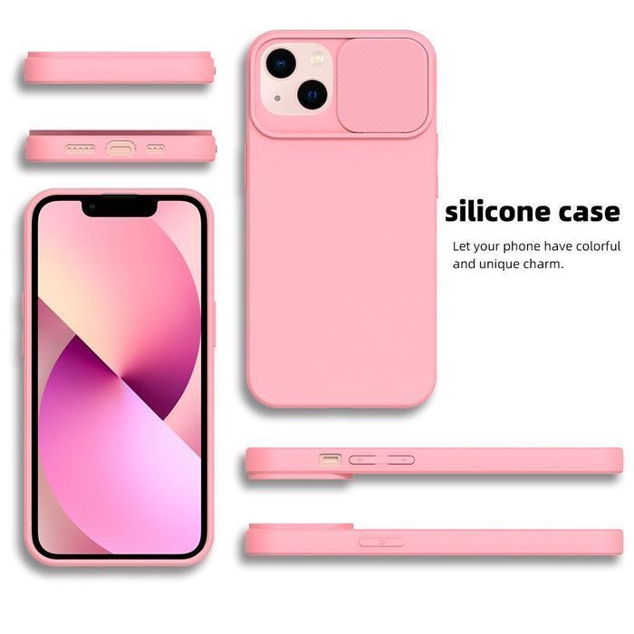 Futerał SLIDE do IPHONE 14 Plus jasnoróżowy