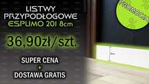 Listwa podłogowa Espumo 201 biała VOX