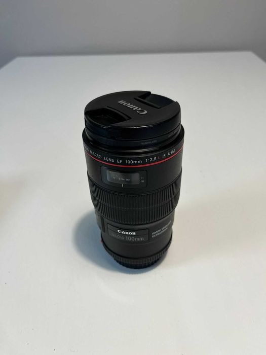 Obiektyw Canon EF 100 mm f/2.8 L IS USM Macro – stan dobry, komplet