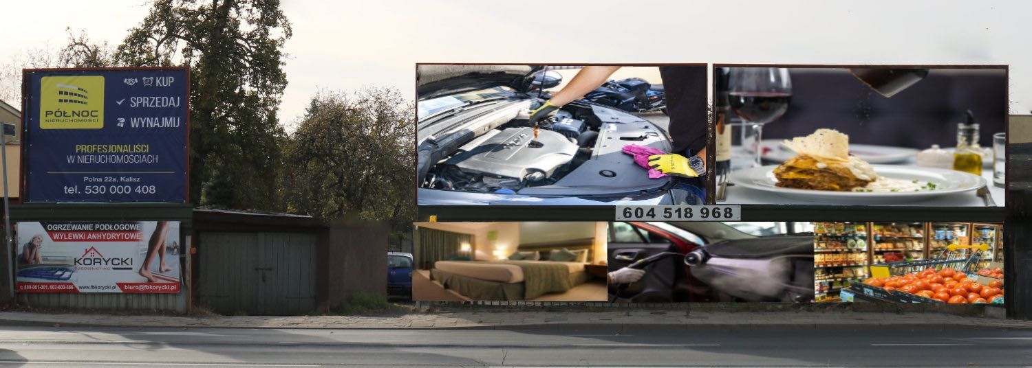 Baner, billboard, powierzchnia reklamowa Wrocławska/Podmiejska Kalisz