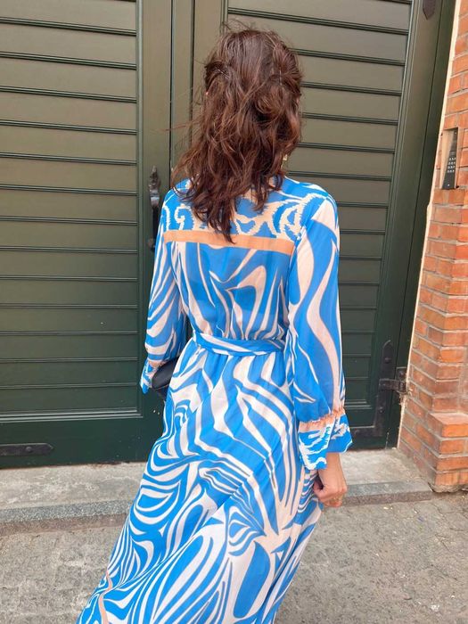 Sklep NOWA włoska szyfonowa sukienka damska wesele impreza uroczystość