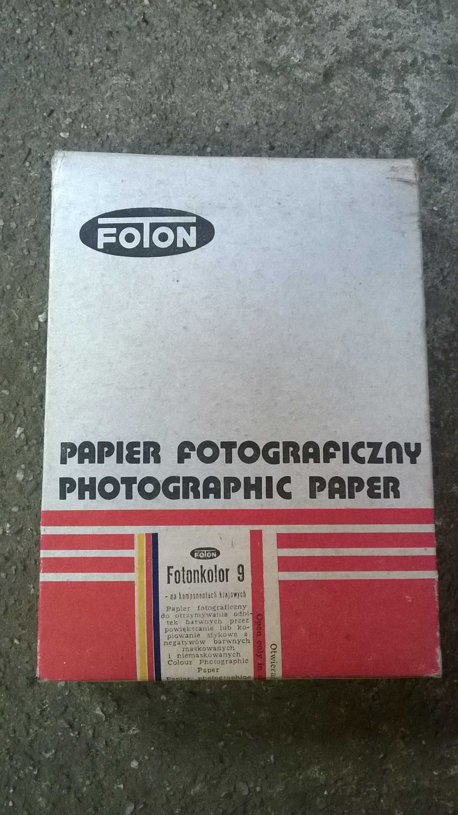 Papier fotograficzny (Bydgoskie Zakłady Fotochemiczne) PRL