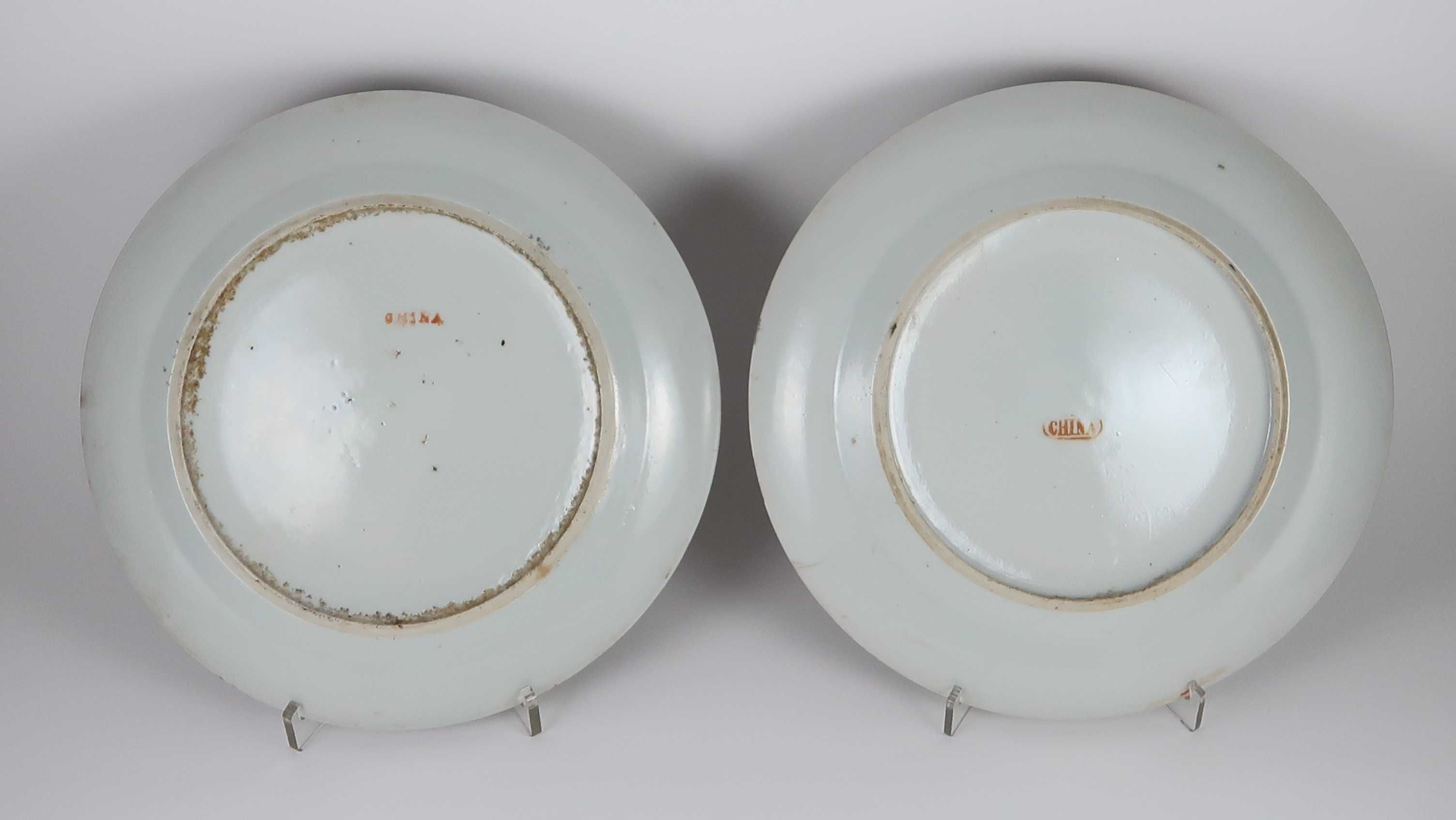 Pratos em Porcelana da China Séc. XIX - 24 cm, CADA