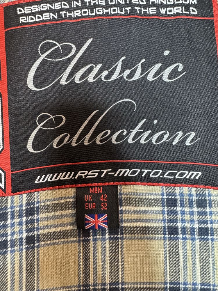 Kurtka Motocyklowa RST 52 M TT Isle Of Man Classic Retro Skórzana