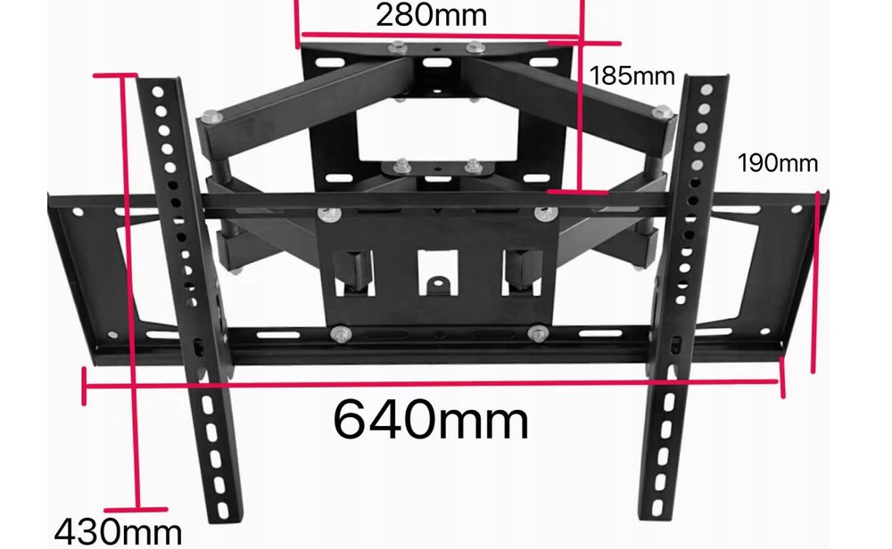 Uniwersalny obrotowy uchwyt do telewizora wieszak tv 32-85" vesa