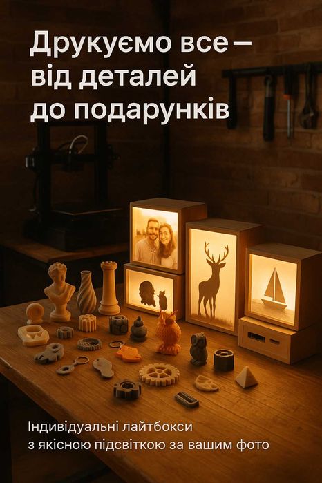 3d друк під замовлення, FDM / FFF /MSLA (LCD)