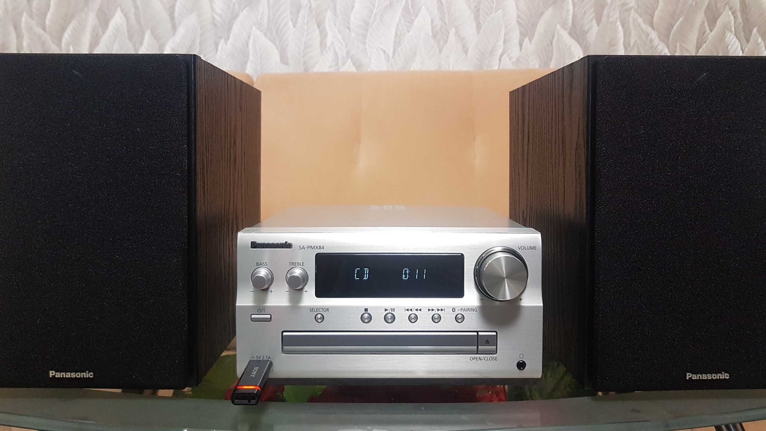 Музыкальный центр Panasonic SA-PMX84 /BT,FLAC,DAB/ made in Malaysia