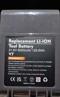 Akumulator Dyson V7 6000 mAH 21,6 V Bateria + 2 filtry