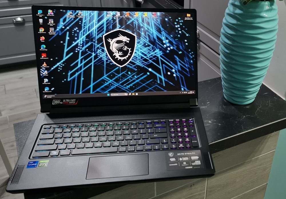 Laptop GAMINGOWY MSI 17-stka 360HZ! GS76 - zapraszam!