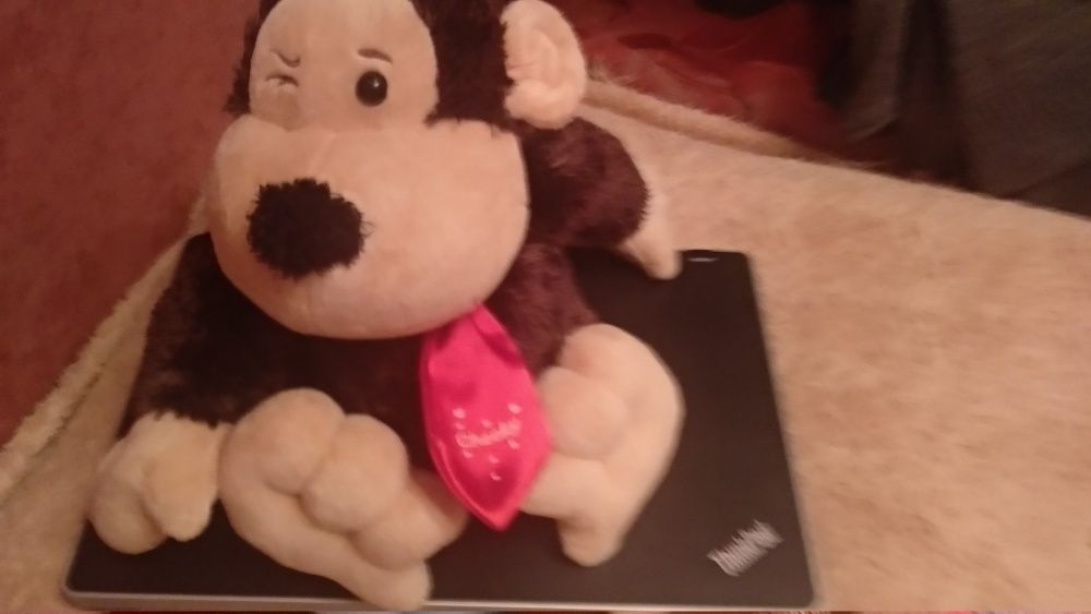 игрушка обезьяна озвучена поет на немейком озорная на батарейках