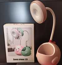 Настольная лампа декоративная Trusty LED Dragon USB розовая ночник