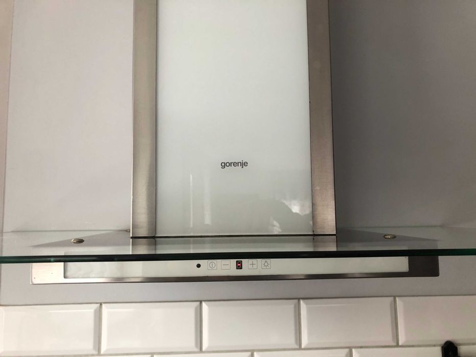 Okap kuchenny Gorenje wyspowy szklany