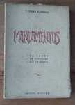 Mandamentos - F. Pereira Rodrigues Assinado pelo Autor (1945)