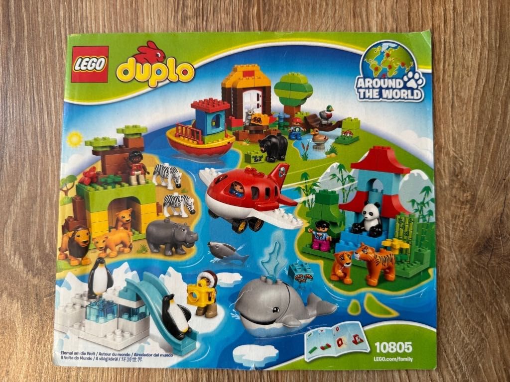 Lego Duplo 10805 (z instrukcją), dookoła świata zwierzęta