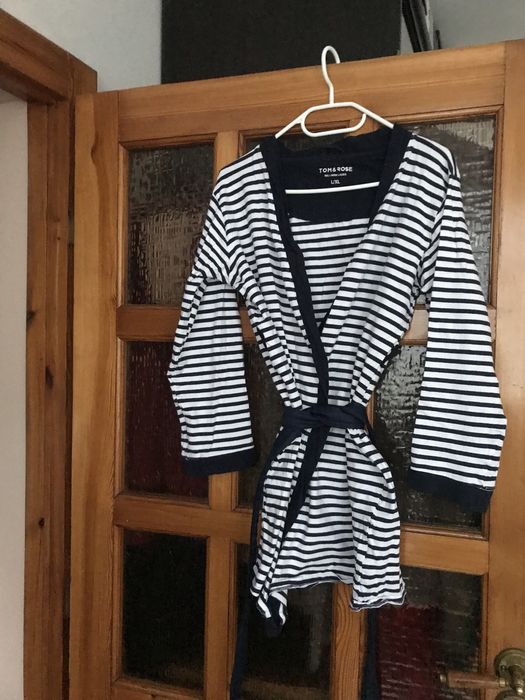Szlafrok damski T&R r. L/ XL bawełniany.