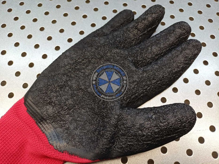 Rękawice ochronne r.9 latex czerwone lateks 1 para rękawice robocze 9