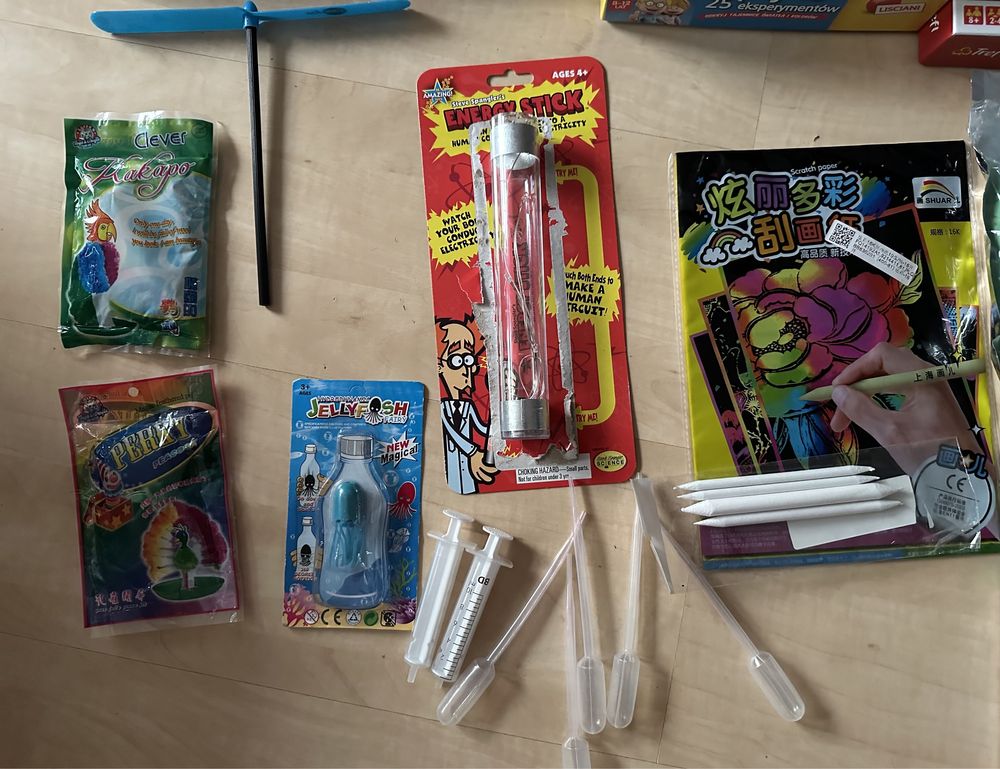 Eksperymenty gry edukacyjne zestaw