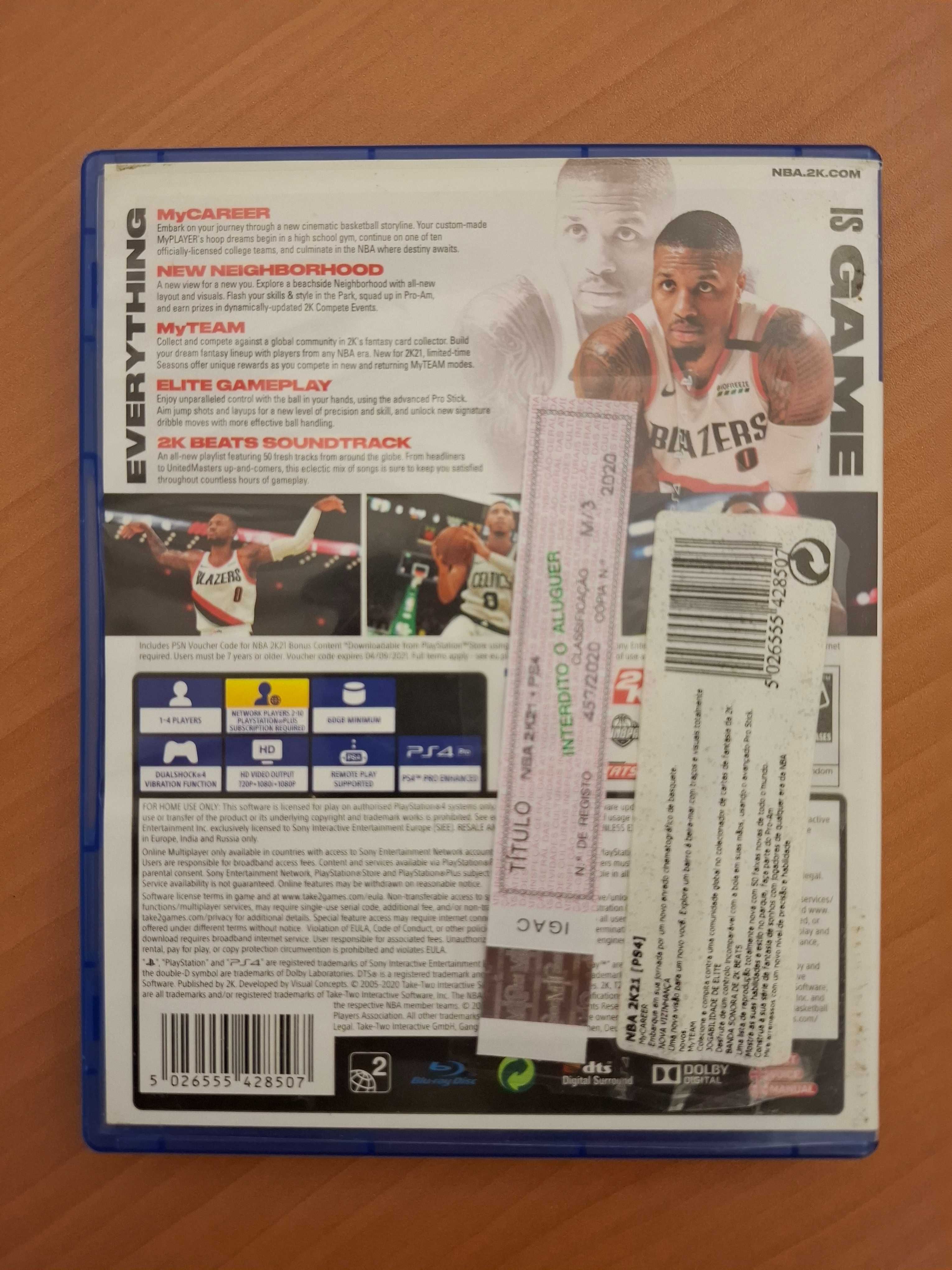 NBA 2K21 para PS4