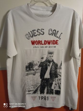 T-shirt męski firmy Guess rozmiar M nowy z metką