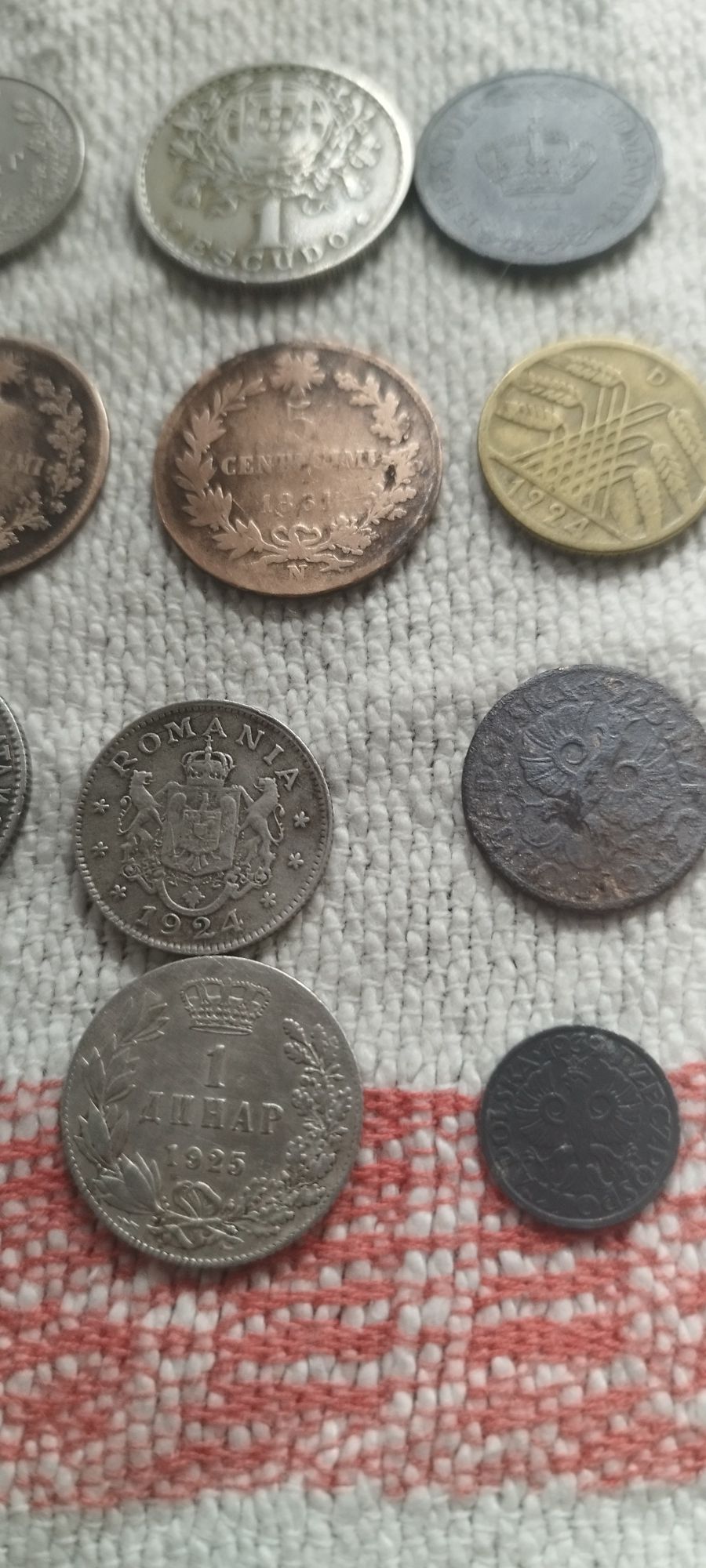 Stare monety lot zestaw