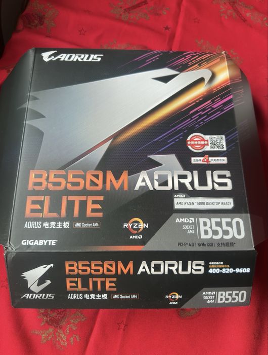 Morherboard b550m aorus