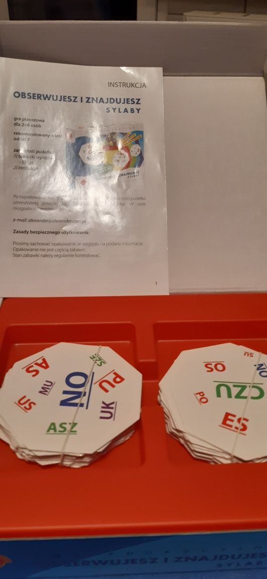 Gra edukacyjna Obserwujesz i znajduje oraz domino