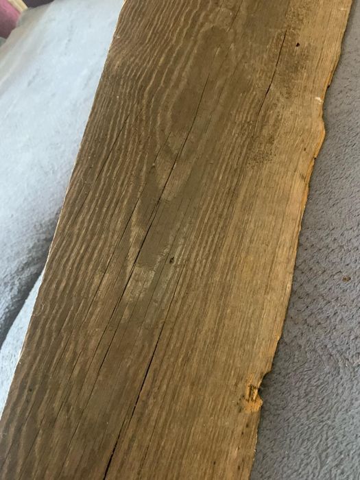 Obraz ręcznie malowany i wyklejany 3d na starej desce