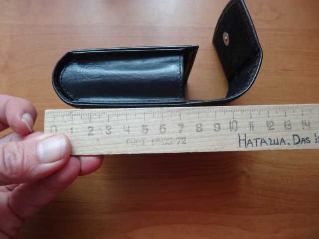 Шкіряний  чорний чехол для фотоапарата Panasonik