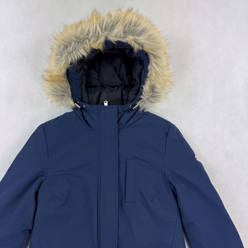 Długa kurtka z kapturem parka Tommy Jeans