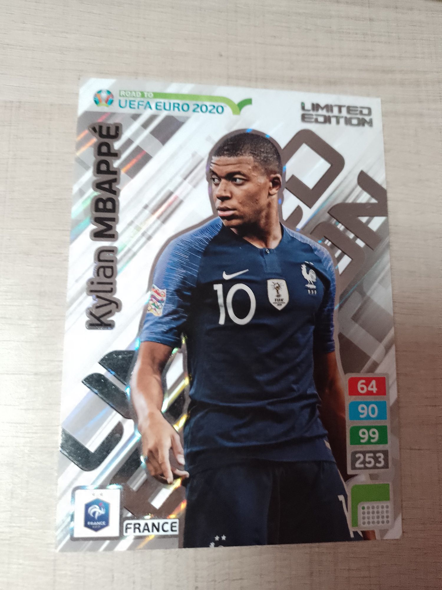 Karta Mbappe XXL Road To Euro 2020 Limited Edition Cena do neg