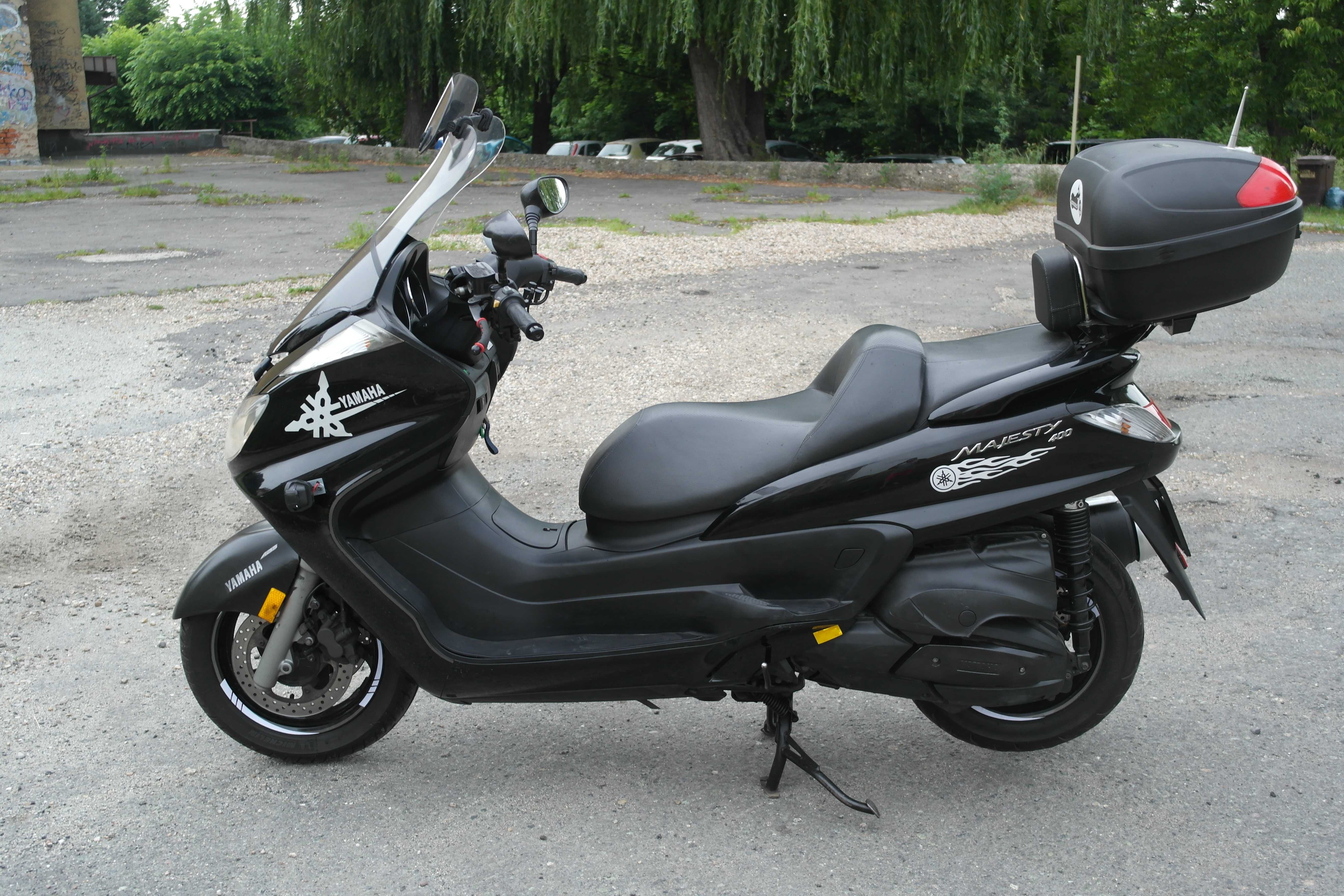 Yamaha Majesty 400 kufer,Ledy,Abs Fajny Stan-Gotowa do Sezonu-Zamiana