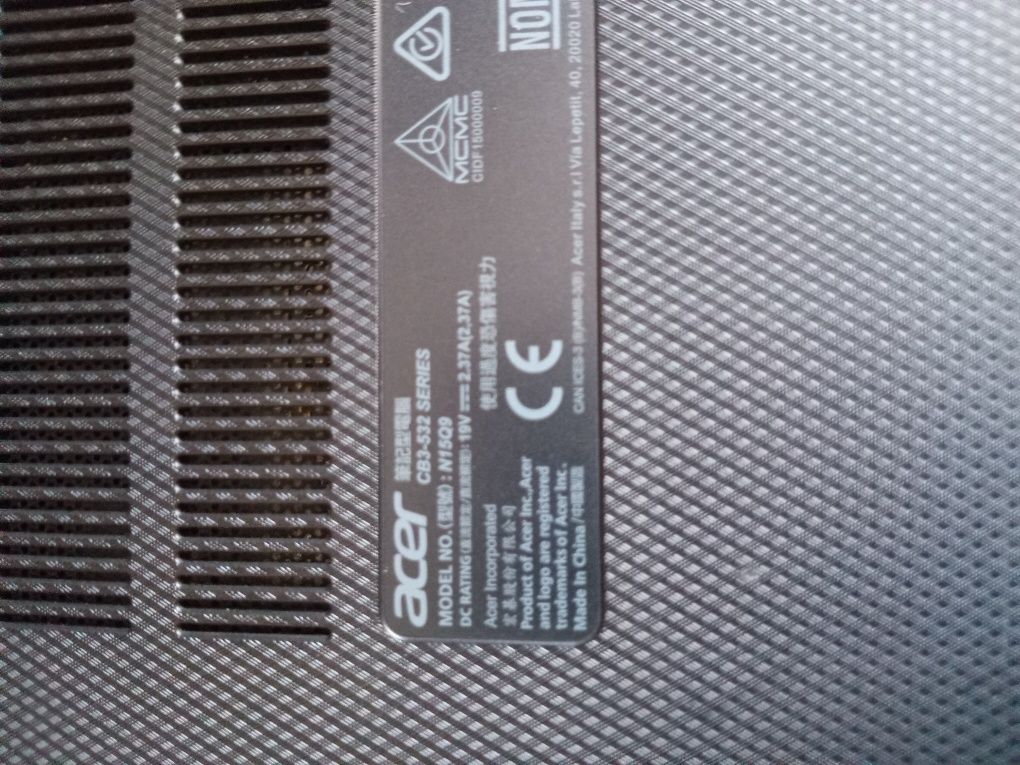 Хромбук Acer 15.6 робочий.