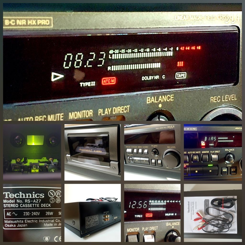 Technics RS-AZ7 magnetofon kasetowy-bdb. stan