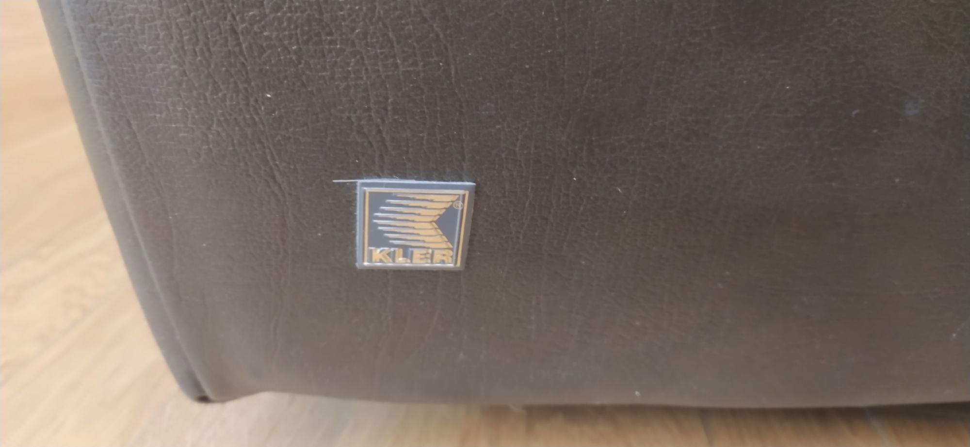 Zestaw wypoczynkowy skóra KLER - sofa i fotele