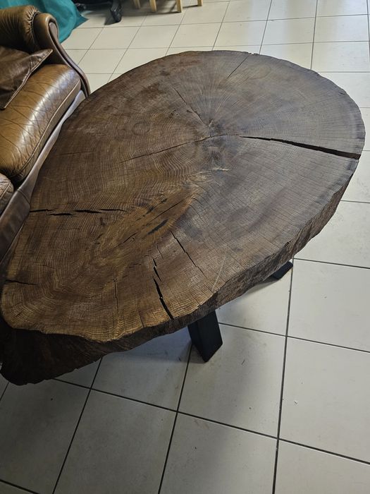 Stół kawowy dębowy naturalny