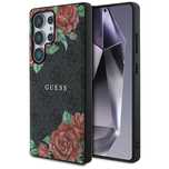 Etui Guess Leather 4G Flowers Print Metal Classic Logo MagSafe na Sams