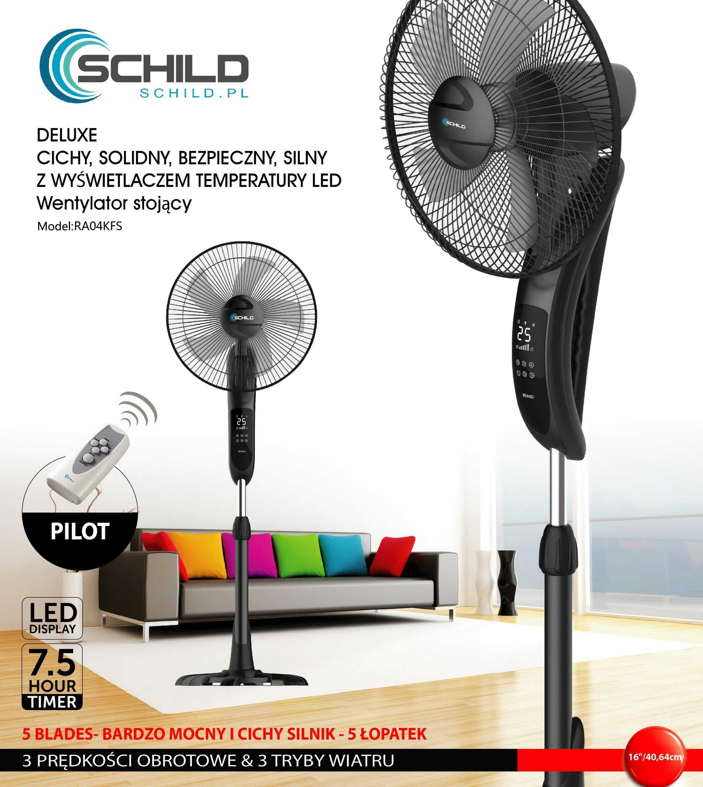 вентилятор Schild RA04KFS чорний