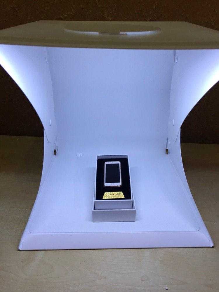 Фотобокс – лайтбокс с LED подсветкой для предметной съемки 30*30 см