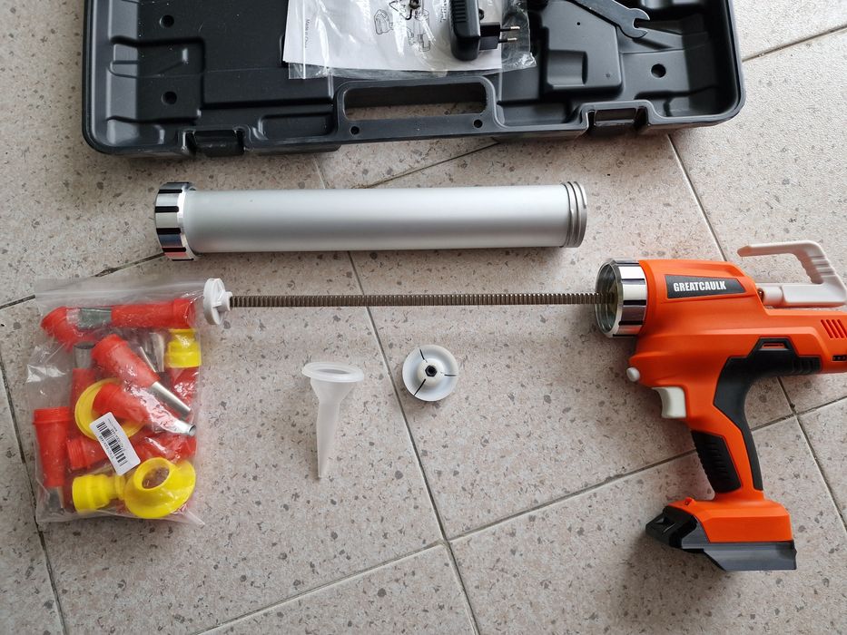 Pistola eléctrica Silicone bateria Parkside