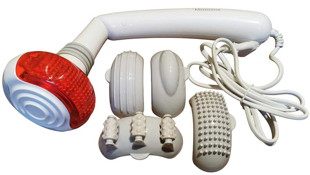 Masażer Medisana HM 886 wibracje 2 tryby + promienie + łamany 3 kąty