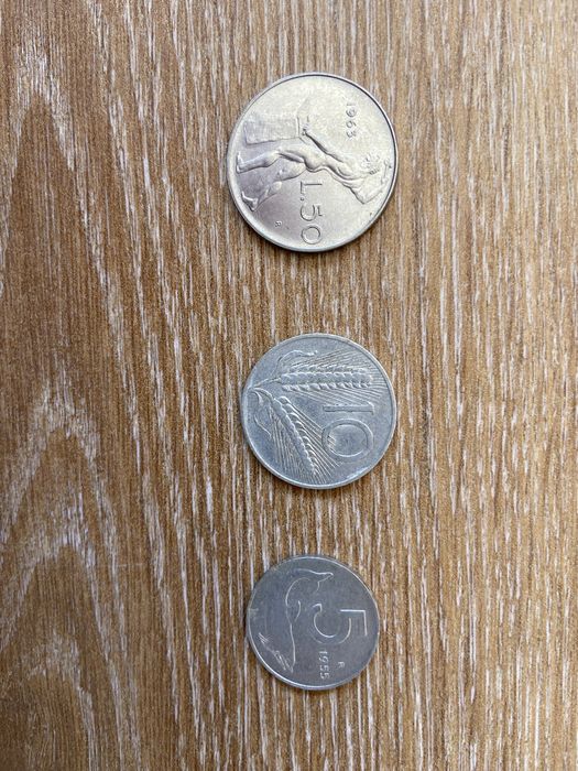 Moedas antigas Países Baixos, Itália, Bélgica e Alemanha