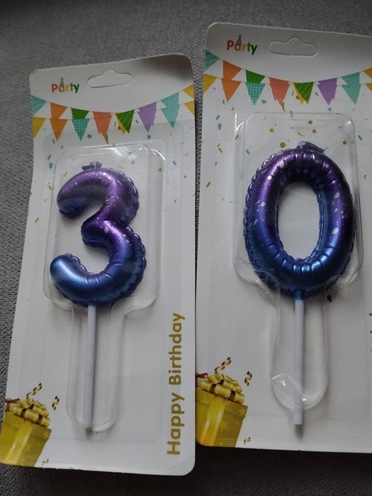 Świeczki na tort 30