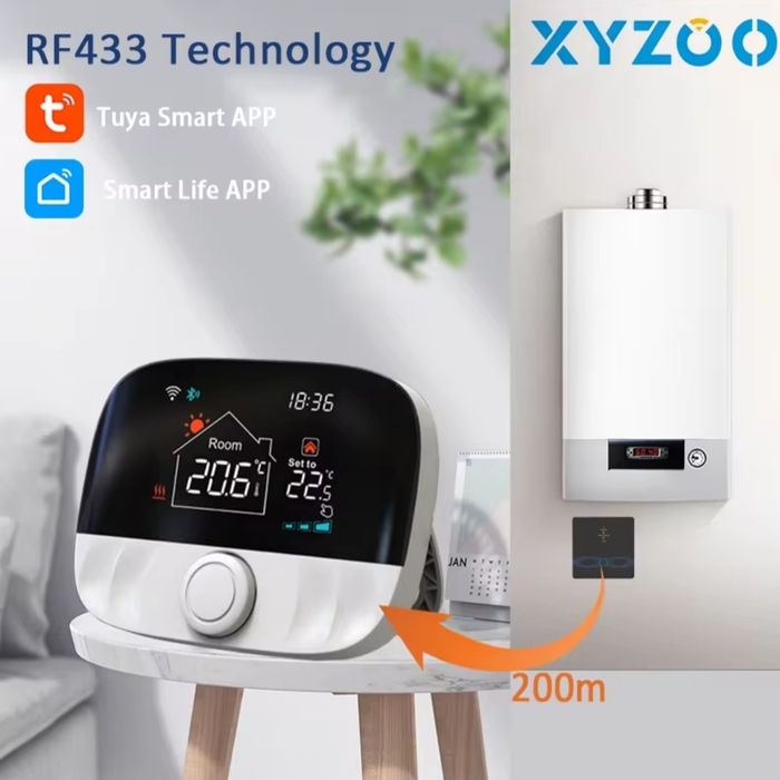 Кімнатний термостат до любого котла,економія газу до 20%