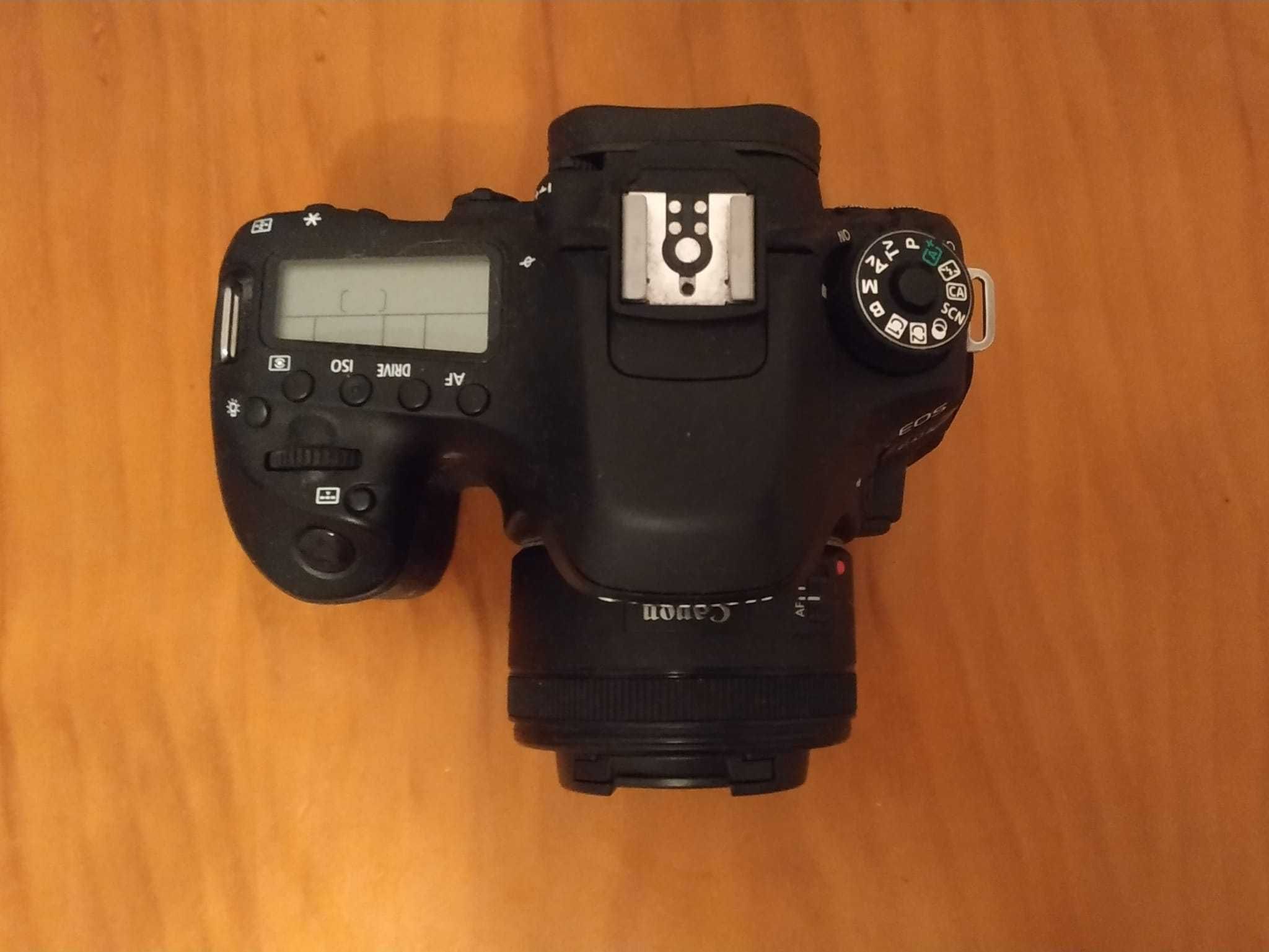 Canon 80D + Objetiva 50mm F1.8 STM